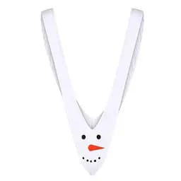 Мужской новогодний боди "Снеговичок" 2XL Белый K000462