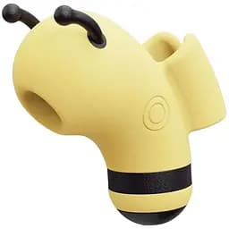 Вакуумний стимулятор з мікрострумами CuteVibe Beebe Yellow на палець