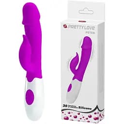 Вибратор- кролик Pretty Love Peter 19 см фиолетовый