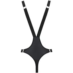 Чоловічий боді Passion 028 Body Harry black L/XL - мініатюра 4