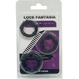 Ерекційне кільце Passion 3 шт. чорне (4821002030071)