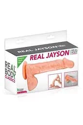 Фалоімітатор Real Body - Real Jayson Flesh, TPE, діаметр 4 см - мініатюра 3