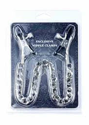 Затискачі для сосків Exclusive Nipple Clamps No.9 сріблясті - мініатюра 4