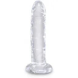 Фалоімітатор King Cock Clear 6 Inch 18.4 см прозорий