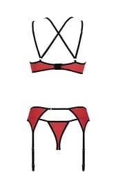 Комплект білизни Casmir Magnolia L/XL (червоний з чорним) - мініатюра 7