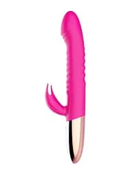 Вібратор-кролик B - Series Magic Rechargeable Thrusting, 19 см (рожевий)