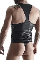 Чоловіча футболка без рукавів Regnes Fetish Planet wetlook XL (чорний) - мініатюра 7