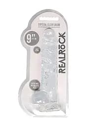 Фалоімітатор Realrock Crystal Clear 9" 22 см прозорий - мініатюра 2