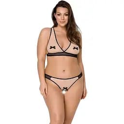 Комплект белья Passion Viena Set beige 4XL/5XL