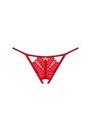 Трусики-стрінги Obsessive Ingridia XL/2XL червоний - мініатюра 7