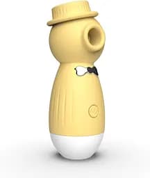 Вібратор вакуумний кліторальний Lilo USB медичний силікон 10,6x3,89 см Жовтий - мініатюра 4
