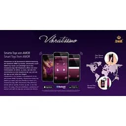 Стимулятор G-точки Vibratissimo Lee чорно-червоний Amor 20927 90648 - мініатюра 2