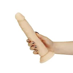 Фалоімітатор Naked Addiction – 9” Silicone Dual Density Bendable Dildo - Vanilla - мініатюра 3