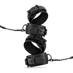Набір Bedroom Fantasies Bondage Kit Set 5-piece - Black - мініатюра 3