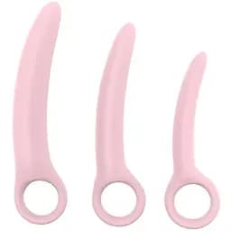 Набір фалоімітаторів Erospace Sweet Play A13 3 шт. рожевий