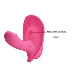 Вібратор Pretty Love Fancy Clamshell Pink - мініатюра 9