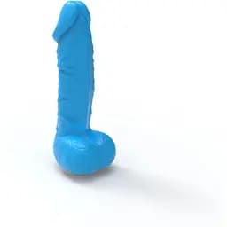 Крафтове мило-член із присоскою Pure Bliss Big Blue - мініатюра 3
