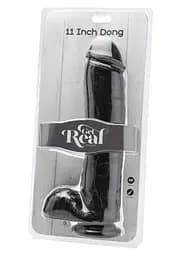Фалоімітатор Get Real 11 Inch Dong 29 см чорний - мініатюра 2