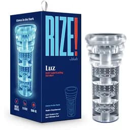 Мастурбатор Blush Rize - Luz Glow in the Dark Masturbator - Clear