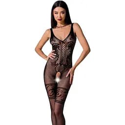 Бодистокинг Passion BS069 комбинезон имитация чулок и боди S/M/L black
