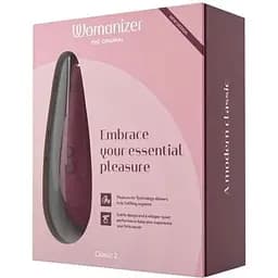 Вакуумний кліторальний стимулятор Womanizer Classic 2 Bordeaux - мініатюра 8