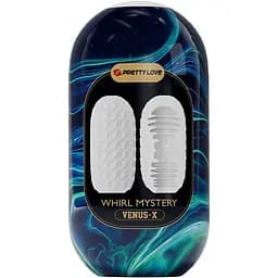 Двусторонний мастурбатор Pretty Love Whirl Mystery Venus-X белый