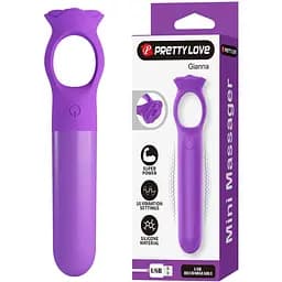 Міні-вібратор Pretty Love uper Power Gianna 11.5 см (фіолетовий)