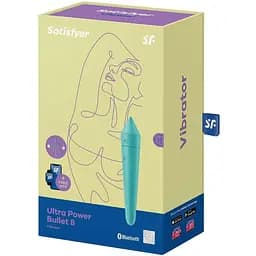 Смарт-мінівібратор Satisfyer Ultra Power Bullet 8 Satisfyer Ultra Power Bullet 8 Бірюзовий - мініатюра 7