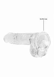 Фалоімітатор - Realrock Dildo 6" Transparent - мініатюра 3