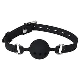 Кляп - Erospace Wild Play Mouth Gag With Silicone Ball C14 - мініатюра 4