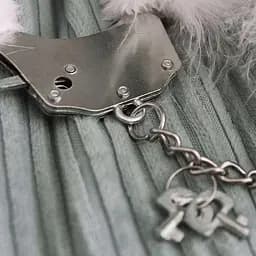 Наручники металеві Adrien Lastic Handcuffs, Чорний - мініатюра 3