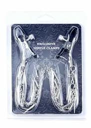 Затискачі для сосків Exclusive Nipple Clamps No.10 сріблясті - мініатюра 4
