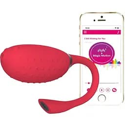 Виброяйцо Magic Motion Fugu 21 см красный