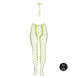 Бодістокінг Ouch! Bodystocking With Halterneck Green, XL/4XL - мініатюра 5