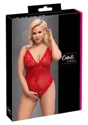 Боді Cottelli Curves otwarte XL (червоний) - мініатюра 13