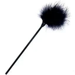 Перья соблазнительные для нежных прикосновений и игровых моментов 32 см Черный K0625-1