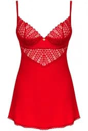 Комплект Obsessive Ingridia chemise (Червоний, XS/S) Obsessive 100418 96956 - мініатюра 3