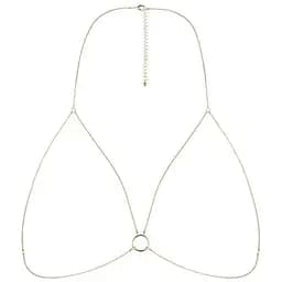 Ланцюжок портупея Bijoux Indiscrets Magnifique Bra Chain - Gold - мініатюра 2