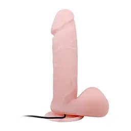 Вібратор Oliver Vibrating Dildo Flesh - мініатюра 3