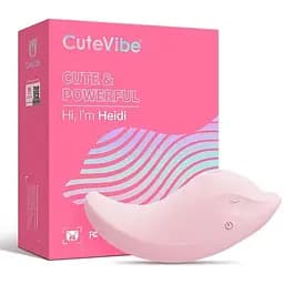 Вібратор та вакуумний стимулятор CuteVibe Heidi Pink - мініатюра 5
