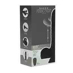 Фалоімітатор Naked Addiction – 8.6” Silicone Rotating & Thrusting Vibrating Dildo with Remote Black - мініатюра 10