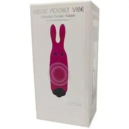 Віброкуль Adrien Lastic Pocket Vibe Rabbit Pink зі стимулюючими вушками - мініатюра 5