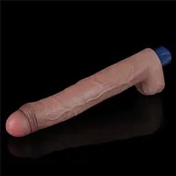 Вібратор 10.5 REAL SOFTEE VIBRATING DILDO LOVETOYS 66-LV430223 101946 - мініатюра 7