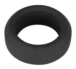 Ерекційне кільце Black Velvets Cock Ring 2.6 см чорний - мініатюра 4