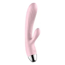 Вібратор для подвійної стимуляції Silicone Pulsator Pink Boss Series 63-00010 98701