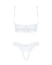 Obsessive Obsessive Heavenlly 2-pcs cupless Set XS/S - мініатюра 3