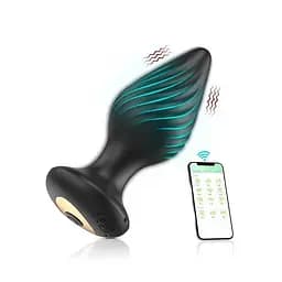 Анальний стимулятор Smart Nexus Tornado Крюк 40 мм на 110 мм силікон вібрація чорний