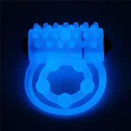 Віброкільце для члена Lumino Play Vibrating Penis Ring, світиться у темряві LOVETOYS 66-LV343216 103657 - мініатюра 9