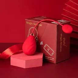 Віброяйце Magic Motion Sundae 19 см червоний - мініатюра 3