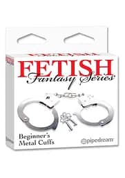 Наручники Pipedream Fetish Fantasy Beginner Metal Cuffs сріблястий - мініатюра 5